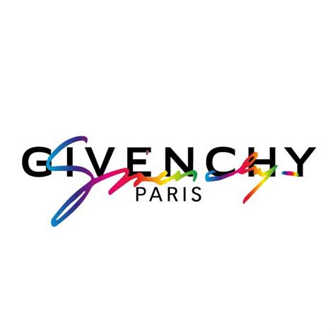 givenchy multicolor logo|Givenchy logo without name.